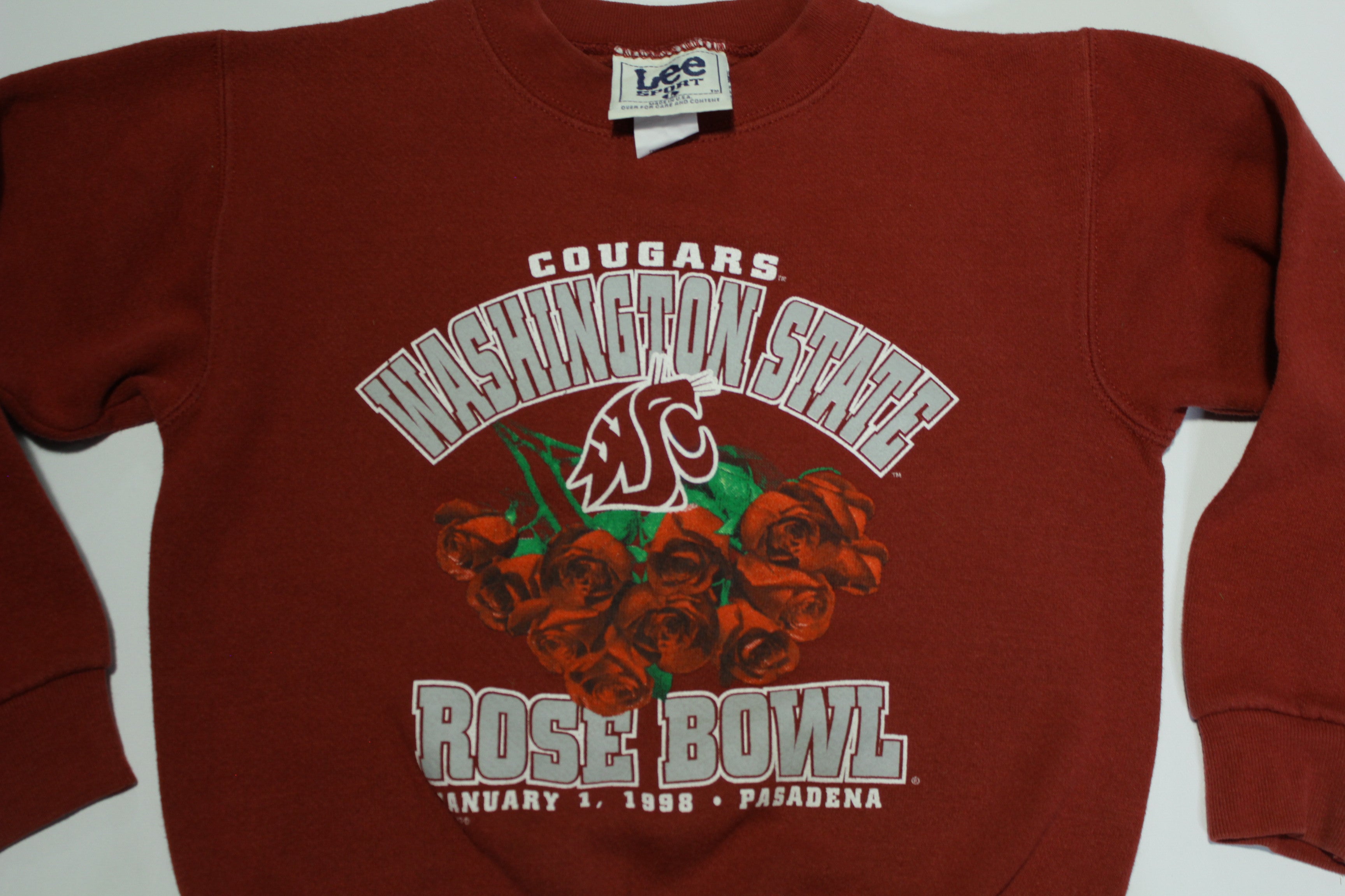 Washington State Cougars Vintage 90 s WSU Rosebowl 1998 Crewneck