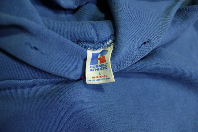 Russell Athletic Made in USA Vintage 90's Blue Pullover Hoodie