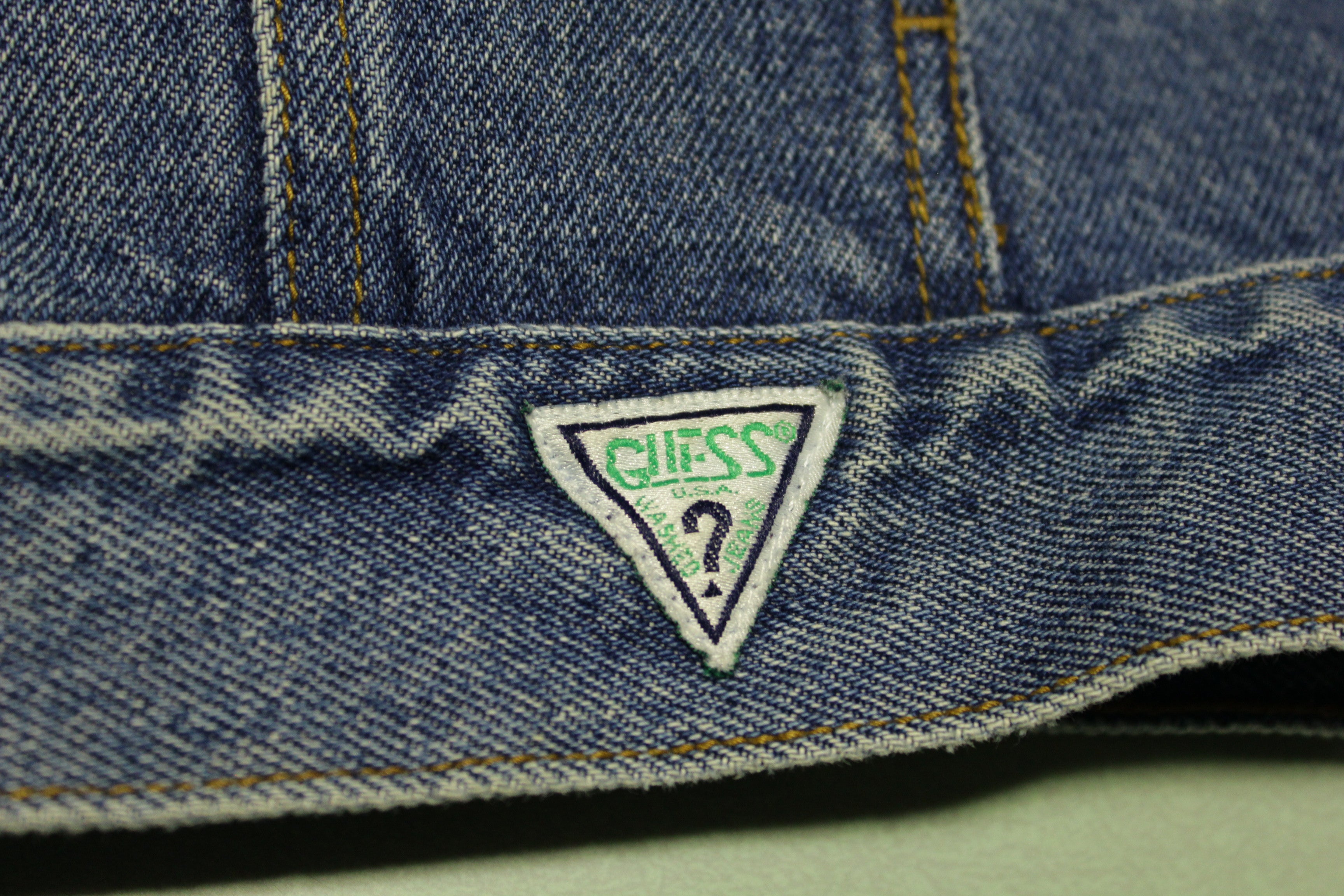 Guess USA Classic Style Georges Marciano Vintage 80's Denim