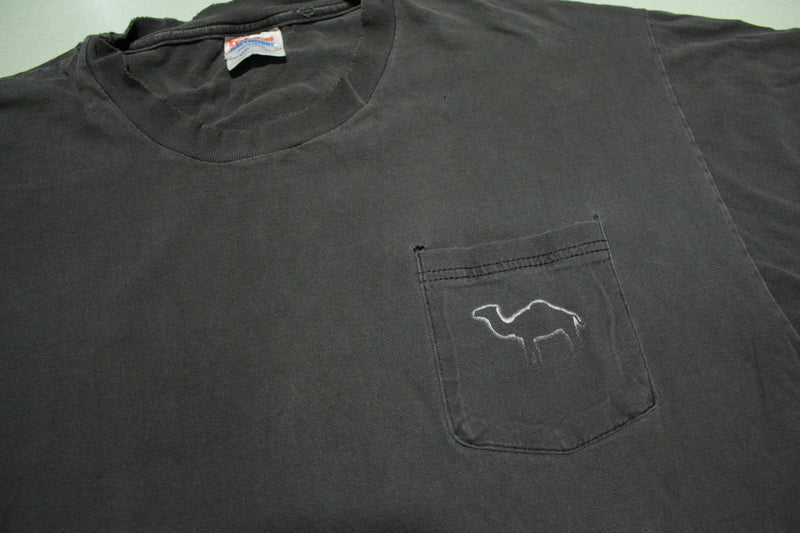 camel cigarettes pocket t shirt Camel Cigarettes Vintage 90's Mullet Pocket T-Shirt – The Fuzzy Felt