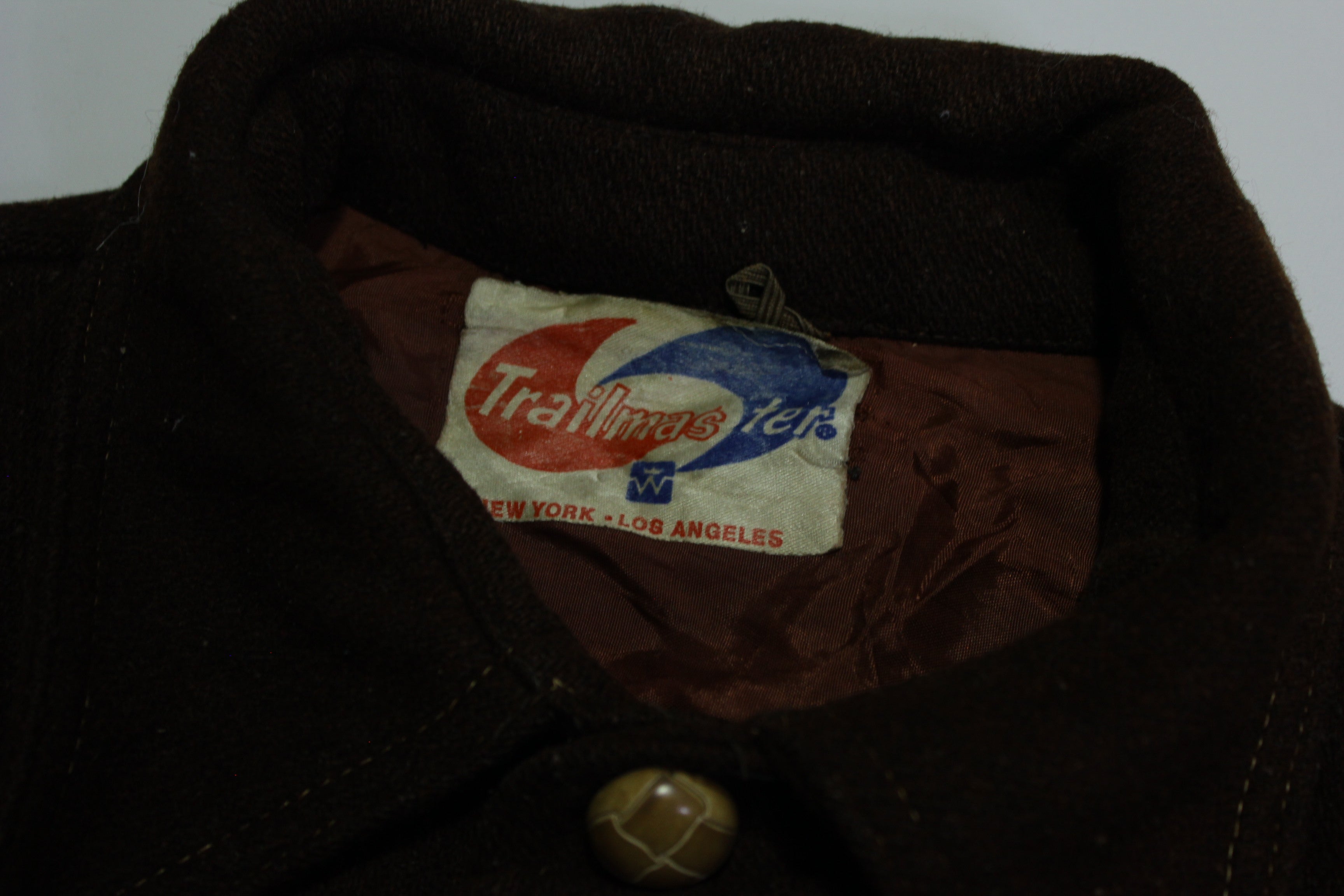 Trailmaster Vintage 70's Heavy Wool Leather Patch Hunting Shooting