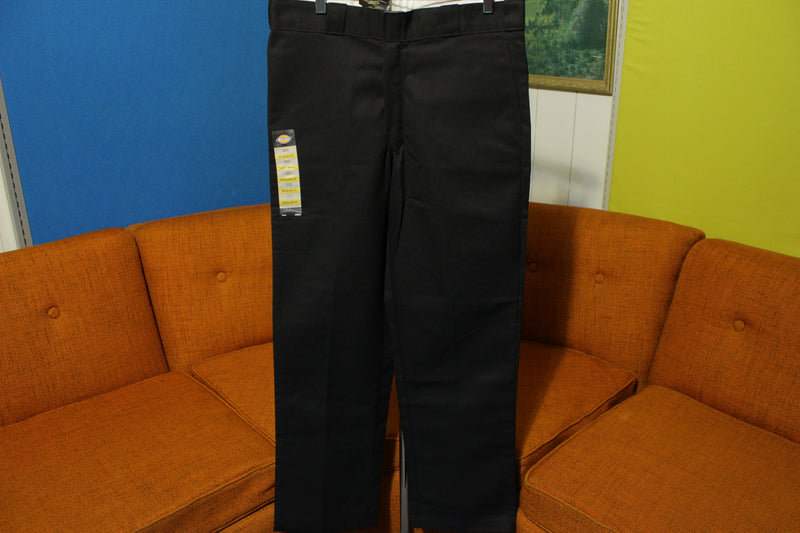 Dickies 8038 Black Multi Pocket Work Pants Regular Fit New NWT