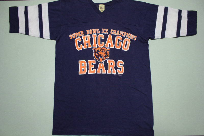 1985 Chicago Bears Super Bowl Champions Vintage T Shirt 