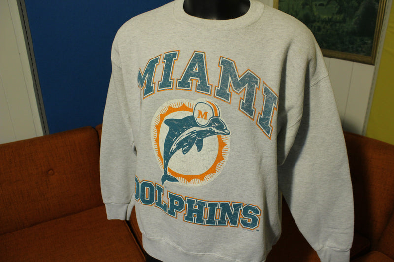 Miami Dolphins Vintage 90s Nutmeg Made in USA Pullover Crewneck Sweats –  thefuzzyfelt