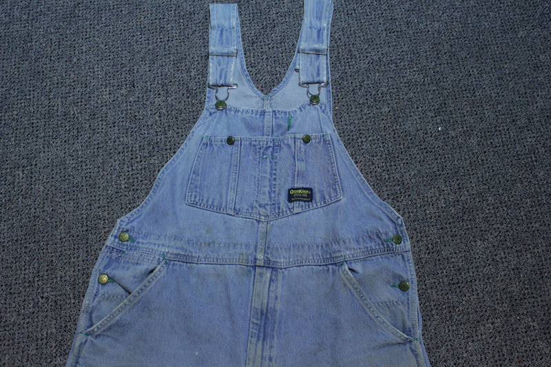 Oshkosh deals B'Gosh Sz 40? Men Vestbak Carpenter Overalls Vintage Denim Meas 39x28.