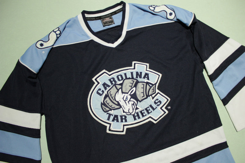 North Carolina Tar Heels Colosseum NCAA Blue Logo Sewn Hockey Jersey –  thefuzzyfelt