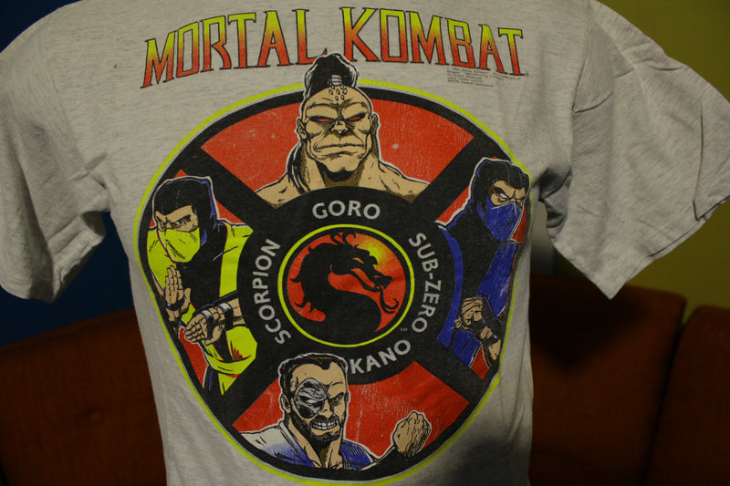 T-shirt Vintage Mortal Kombat Sub-Zero Noir - Taille M - Neuf Sans étiquette