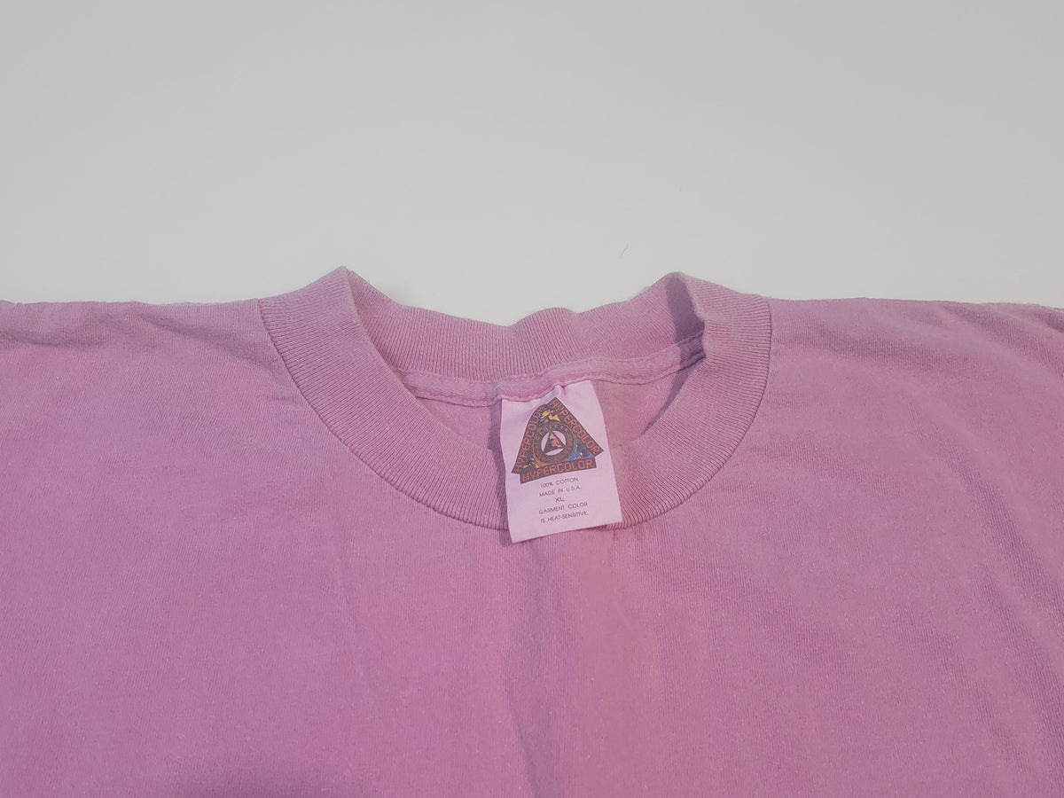 Hypercolor Select Metamorphic Color System Heat Sensitive Vintage 90s USA Long Sleeve T-Shirt