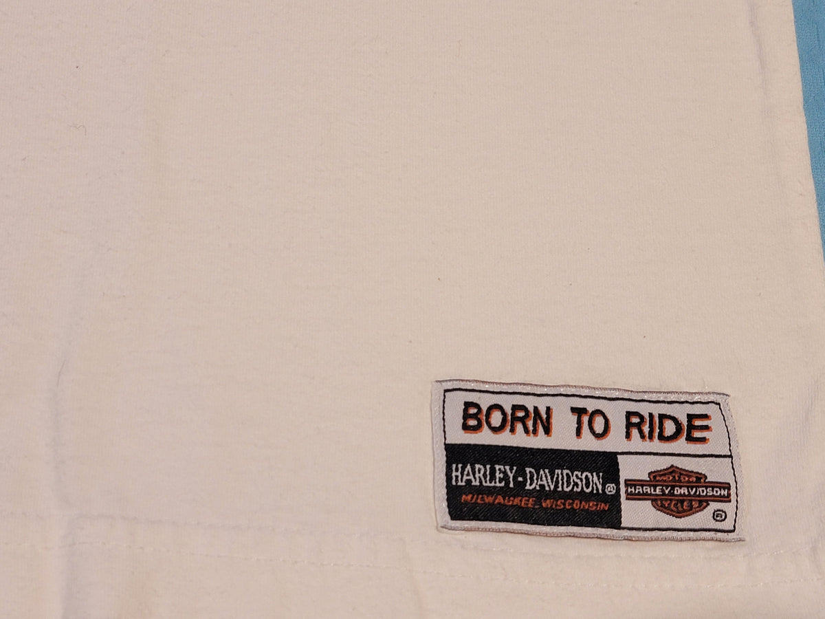 Harley Davidson Motorcycles Vintage 90's Can You Handle It 1998 Born To Ride T-Shirt