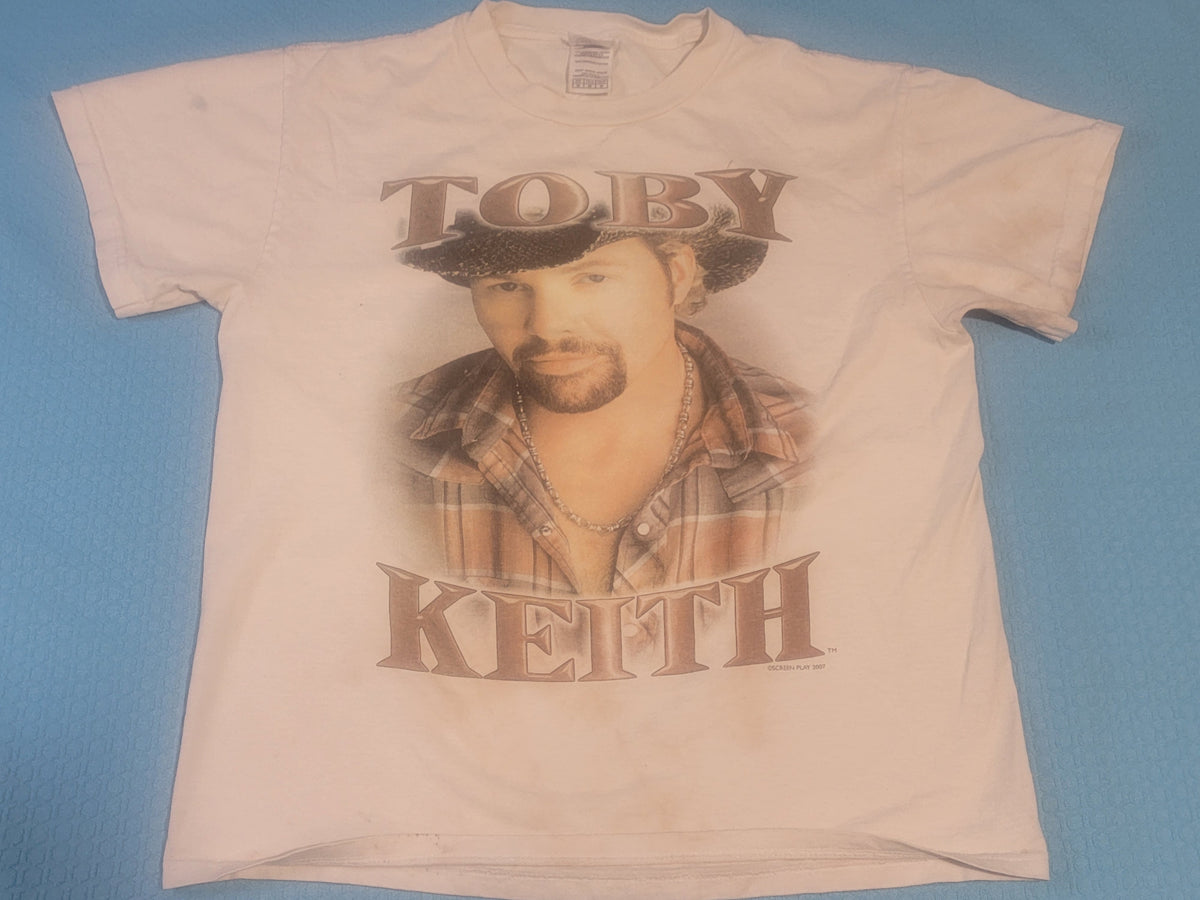 Toby Keith 2007 Big Dog Daddy RIP Screen Play Tour Concert T-Shirt