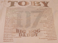 Toby Keith 2007 Big Dog Daddy RIP Screen Play Tour Concert T-Shirt