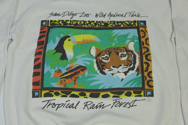 San Diego Zoo Tropical Rain Forest Vintage 80's Crewneck Sweatshirt