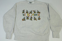 We Be Jammin 1995-96 BHSU Men's Basketball Vintage 90's Reverse Weave Crewneck Sweatshirt