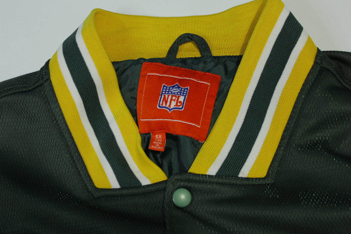 Green Bay Packers Vintage Y2K Super Bowl '96 '67 66' Patch Football Jacket