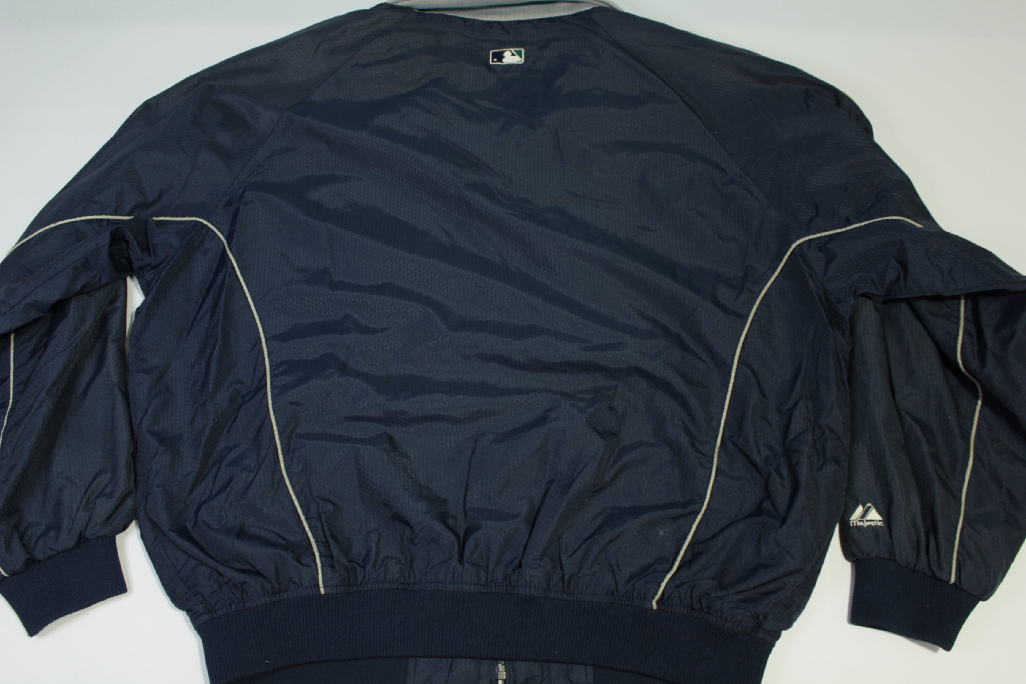 Vintage Seattle Mariners Pull Over Windbreaker purchases Jacket Majestic Authentic Lg NWT