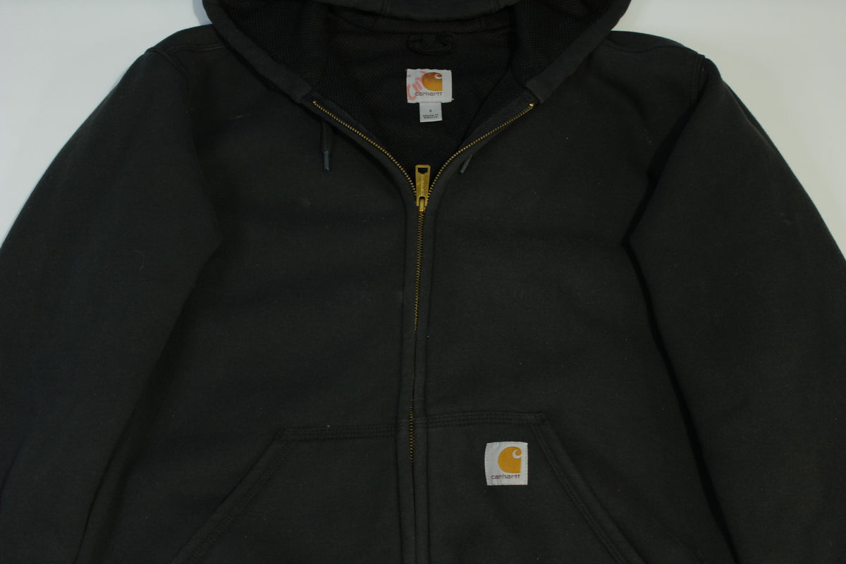 Carhartt 100632 Thermal Lined Rain Defender Rutland Full Zip Construction Hoodie Sweatshirt