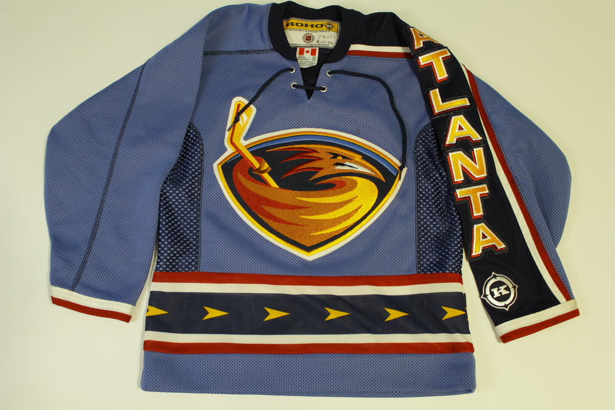 Koho Atlanta Thrashers NHL Hockey Jersey Vintage Light Blue Alternate Third