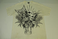 Tapout AOP Skull Crusher Vintage Y2K MMA UFC Gothic Rampage T-Shirt