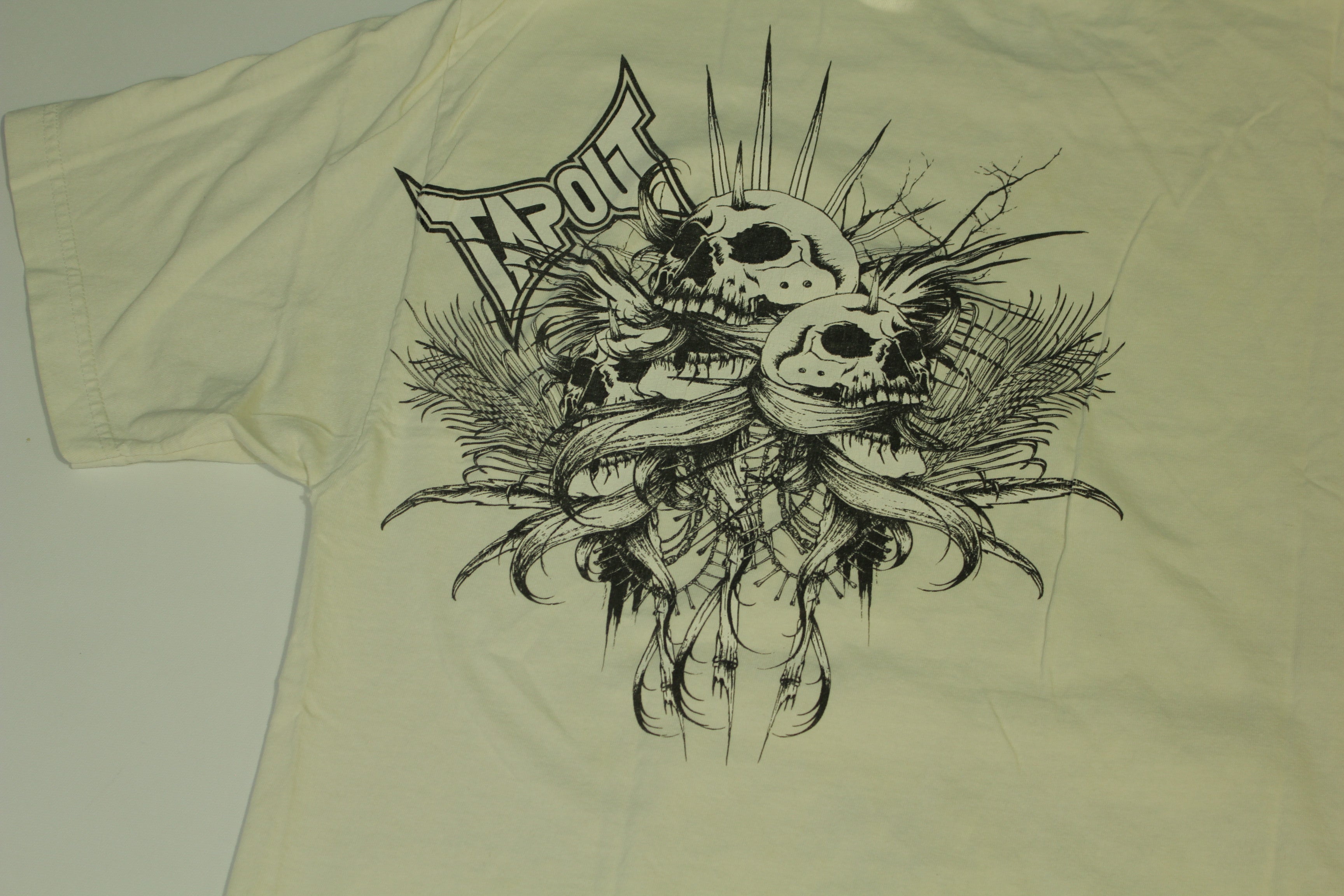 Tapout AOP Skull Crusher Vintage Y2K MMA UFC Gothic Rampage T