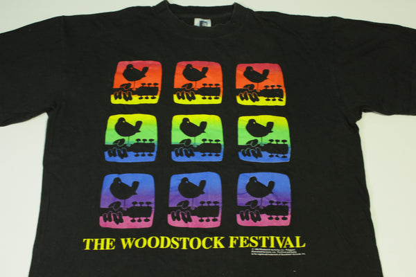 Woodstock Festival 1994 Vintage 25 Year Concert 90's Single Stitch Gem T-Shirt