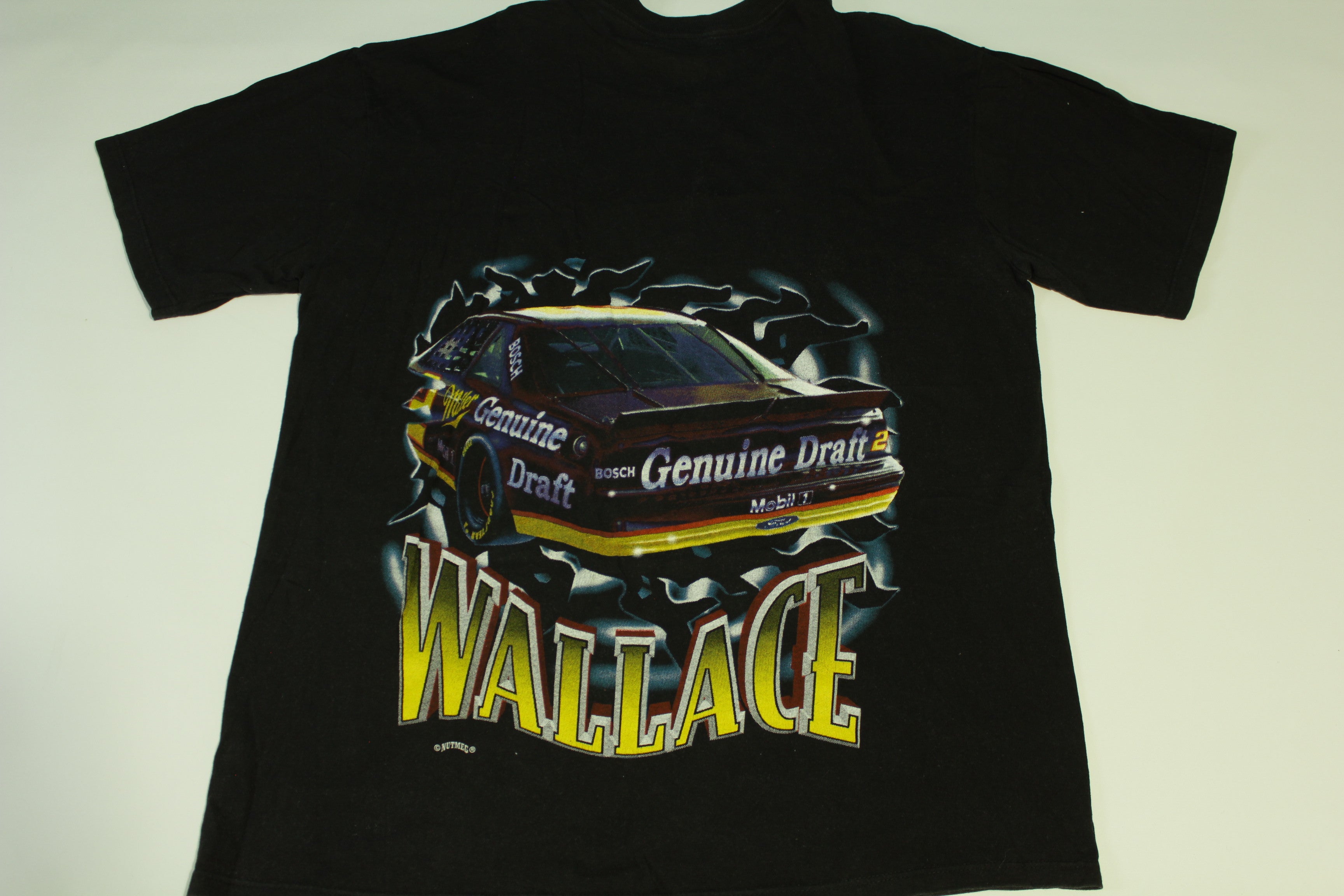 Rusty Wallace Vintage 90's Nutmeg Mills Made in USA Breakthrough