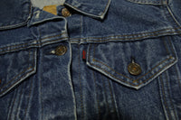 Levis 76001-0214 70's Type 3 No Side Pockets Denim Blue Jean Trucker Jacket