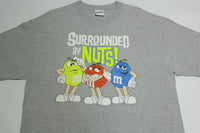 M&M Surrounded By Nuts 2000s Official Candy Snack T-Shirt