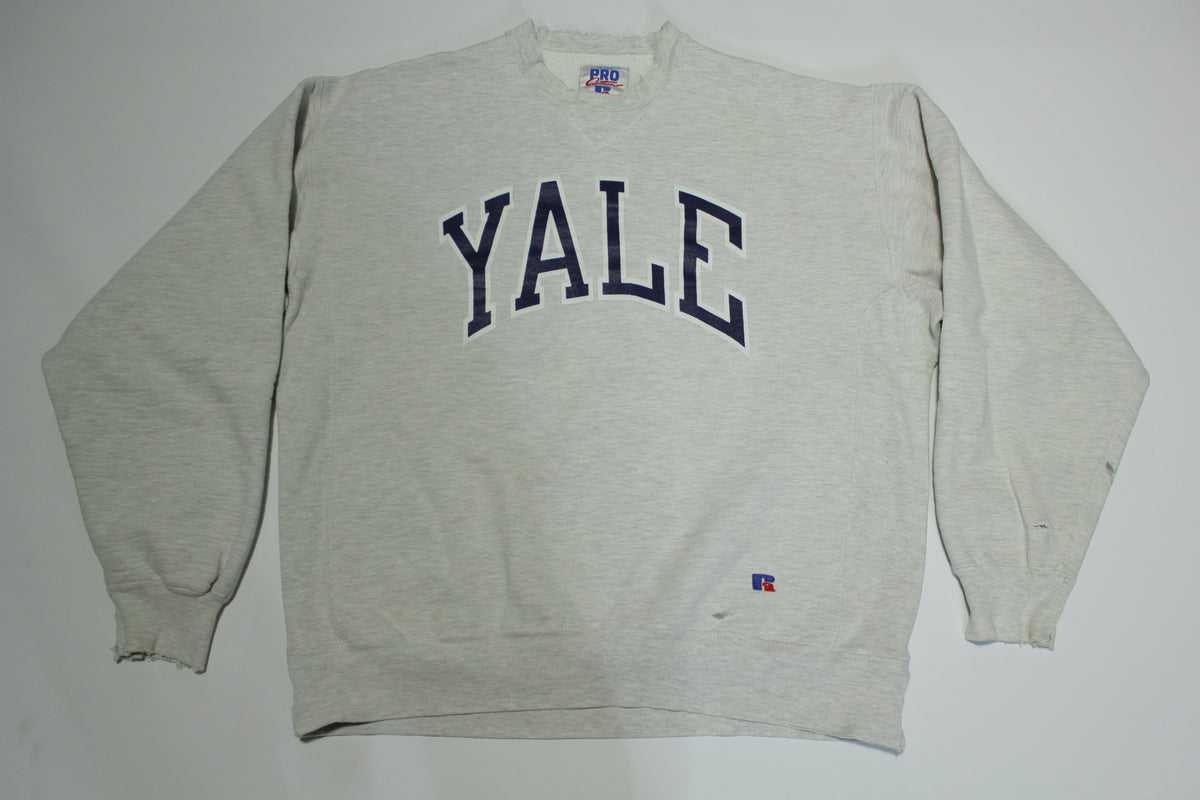 Yale University Vintage 90's Russell Pro Cotton Reverse Weave Crewneck Sweatshirt