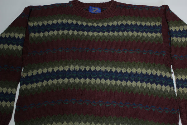 Pendleton Lobo Made in USA Vintage 80's Grandpa's Fireplace Sweater