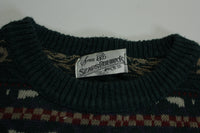 Sears Roebuck Vintage 80's Grandpa's Fireplace Sweater