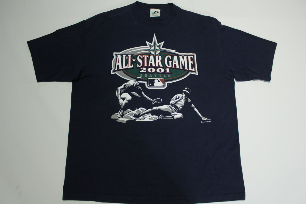 Seattle WA 2001 MLB Baseball All Star Game Vintage Y2K Dynasty T-Shirt