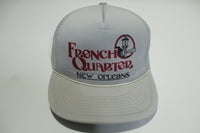 New Orleans French Quarter Vintage 80s Adjustable Back Snapback Hat