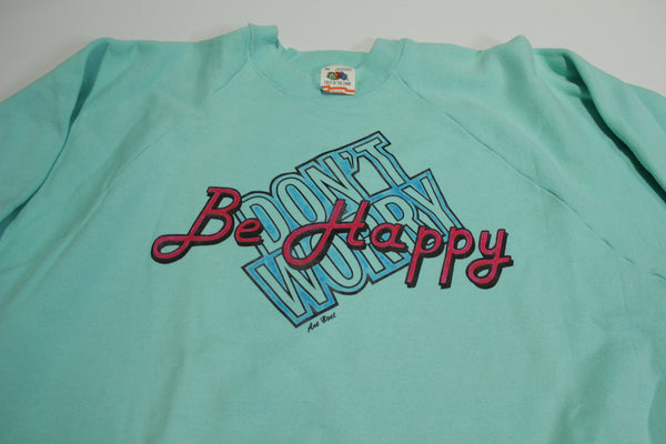 Don't Worry Be Happy Bobby McFerrin 1988 Vintage 80's Crewneck Sweatshirt