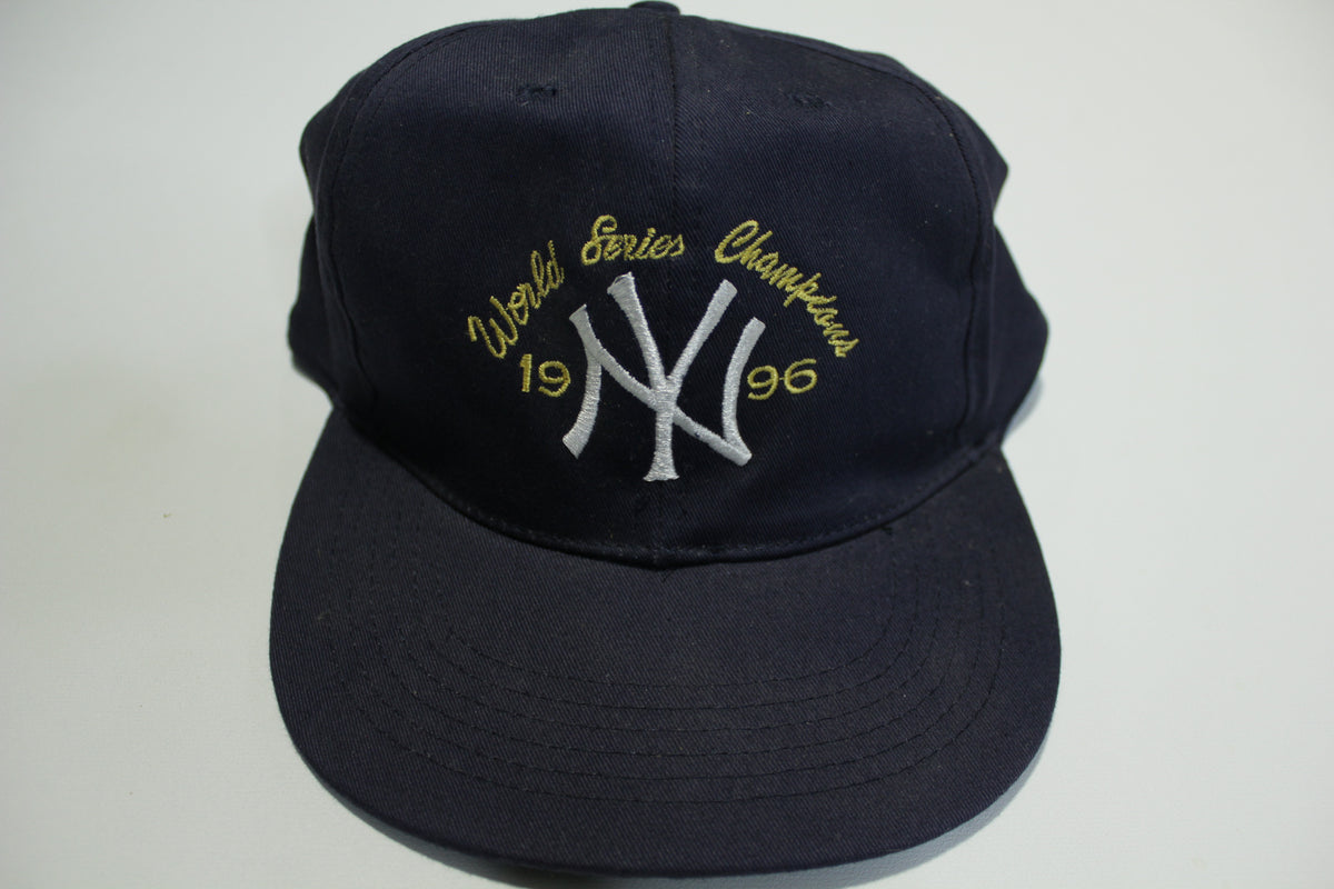 New York Yankees World Series Champions 1996 Vintage 90s Adjustable Back Snapback Hat