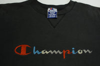 Champion Multi Color Embroidered Vintage 90's Made in USA Crewneck Sweatshirt