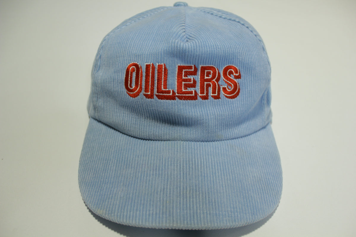 Houston Oilers Corduroy Starline Vintage 80s Adjustable Back Snapback –  thefuzzyfelt