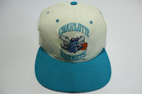 Charlotte Hornets Grossman Wool Vintage 90s Adjustable Back Snapback Hat