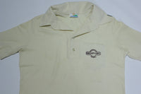 Rick's Cafe Negril  Sun Island Made In USA Vintage 80's Striped Golf Polo Shirt