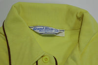 Munsingwear Penguin Made In USA Vintage 70's Striped Grand Slam Golf Polo Shirt