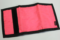 Levi's Vintage Trifold Wallet 1980’s Hot Pink Flourescent Velcro Hook & Loop Billfold