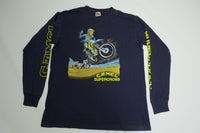 Joe Camel Supercross Vintage 80's RARE Long Sleeve Motocross Motorcycle Racing 1989 T-Shirt