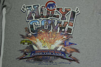 Chicago Cubs 2004 Harry Caray Ron Santo Holy Cow Find The Cure T-Shirt