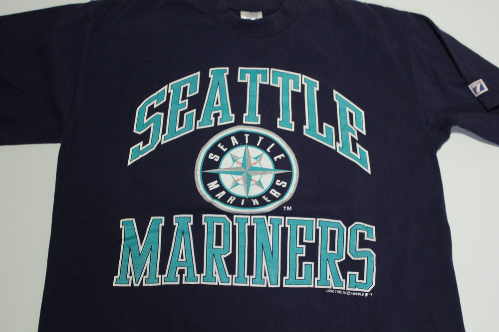 Vintage 1987 Seattle Mariners MLB Raglan Style T-shirt. Made 