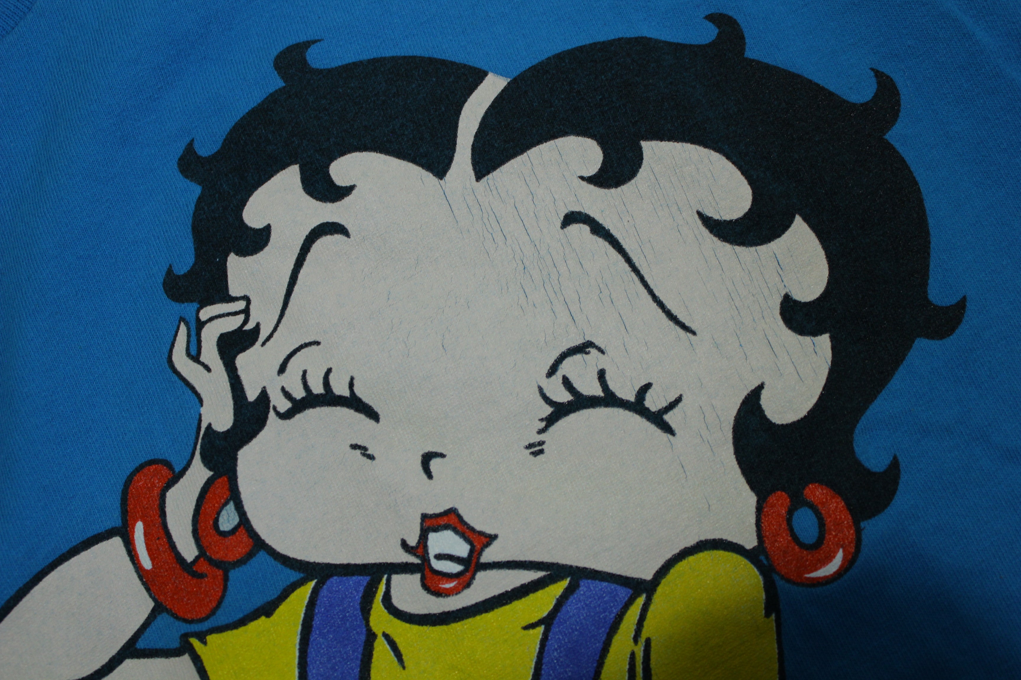 Betty Boop Overalls & Cowboy Boots 1996 Vintage 90s King Features