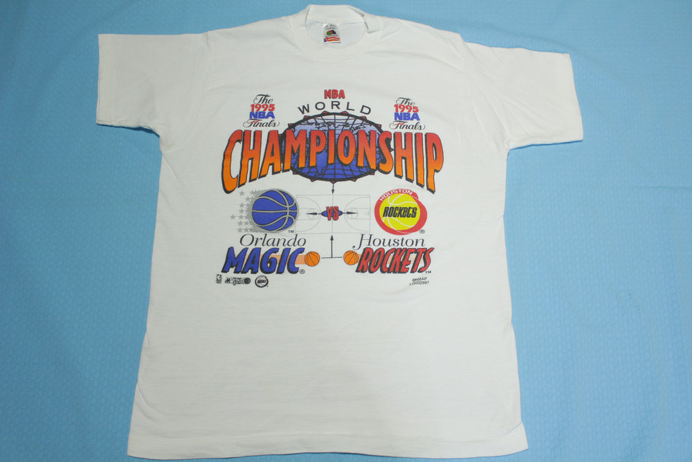 Vintage Orlando Magic 1995 NBA Finals T Shirt Tee Made Usa 