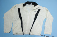 Nike Gray Tag Vintage 90's Cocaine White Zip Up Windbreaker Jacket