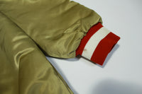 San Francisco 49ers Vintage 80's Satin NFL Quilt Lined Made in USA Starter Jacket