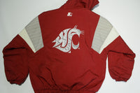 Washington State WSU Vintage 90's Hooded Puffer Parka Starter Jacket