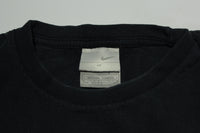 Nike Basic Black Essential Vintage Y2K Chest Hit Swoosh Check T-Shirt