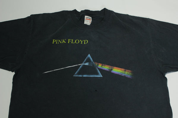 Pink Floyd Vintage 90's Dark Side of the Moon Rainbow Prism T-Shirt